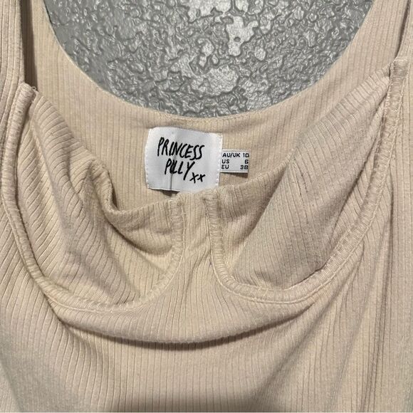 Princess Polly cream corset style bodysuit - Picture 7 of 8